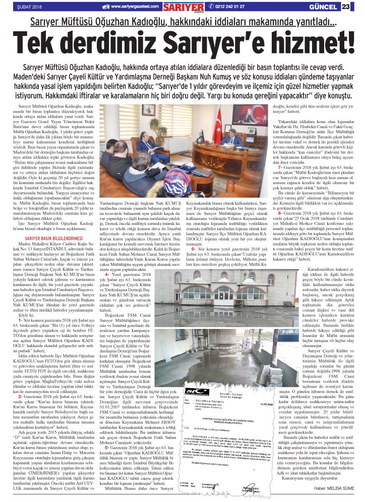 Sarıyer Gazetesi