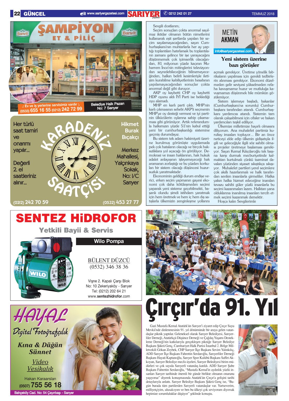 Sarıyer Gazetesi