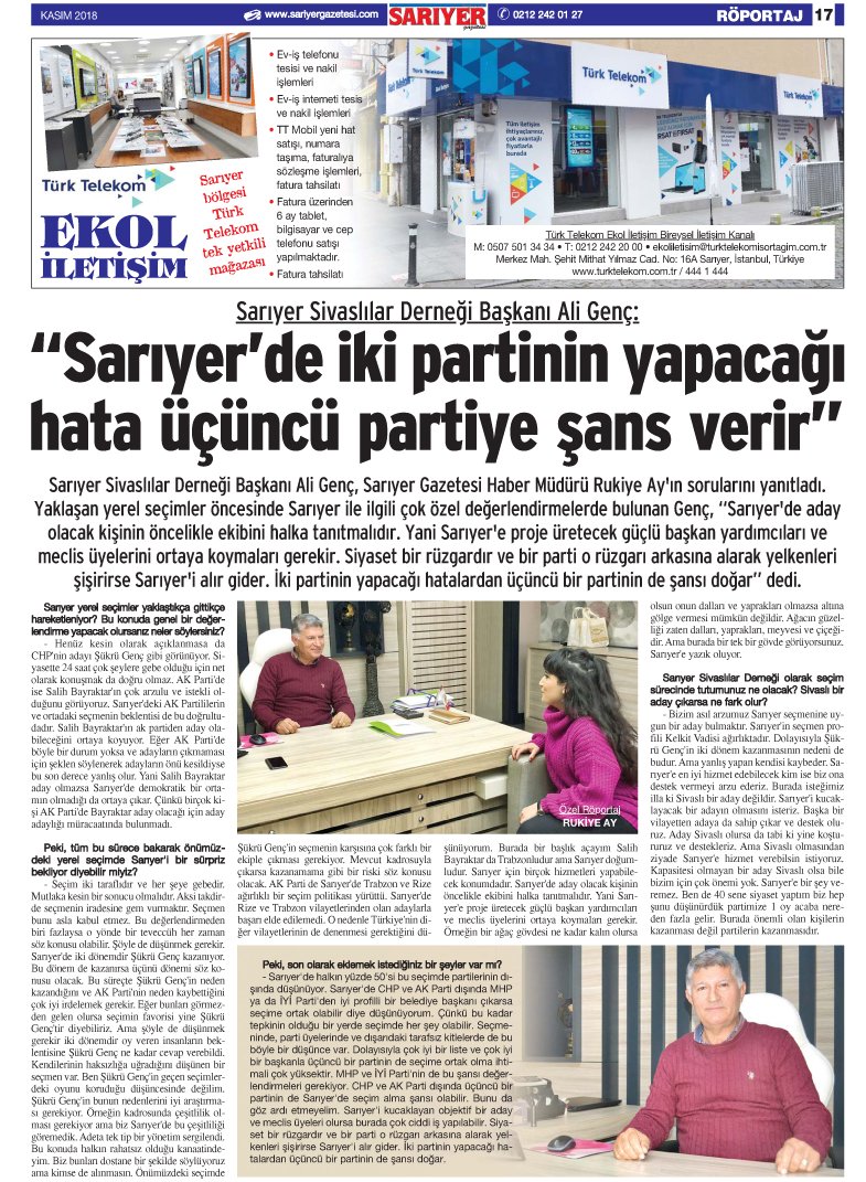 Sarıyer Gazetesi