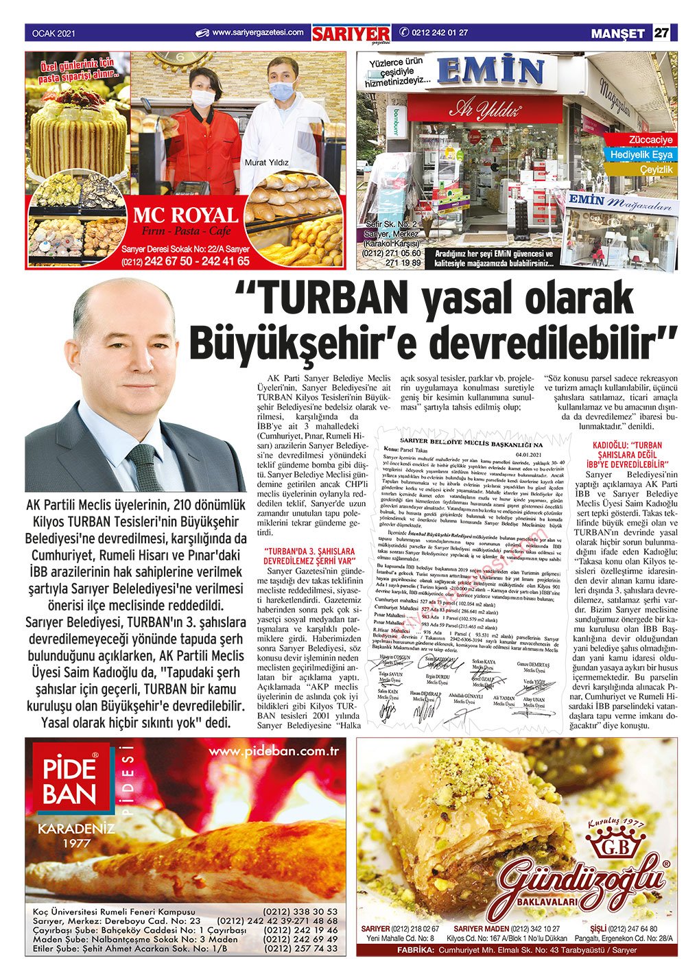 Sarıyer Gazetesi