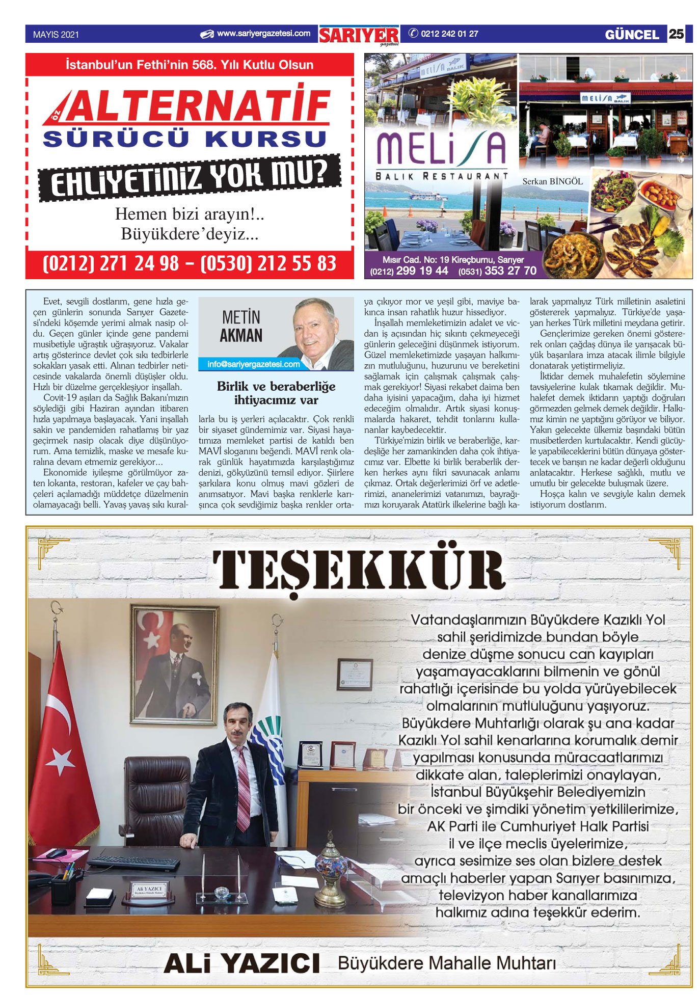 Sarıyer Gazetesi