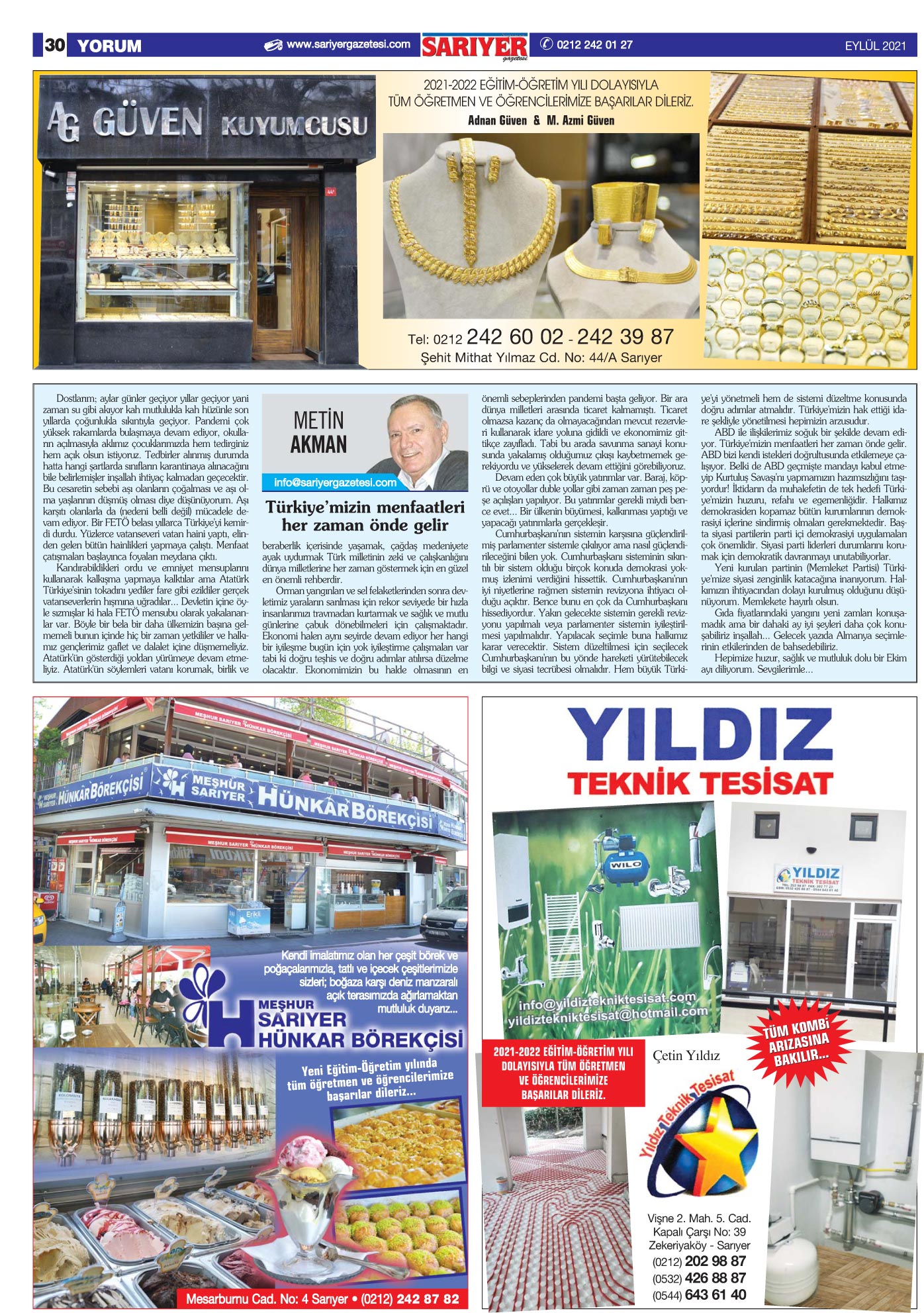 Sarıyer Gazetesi
