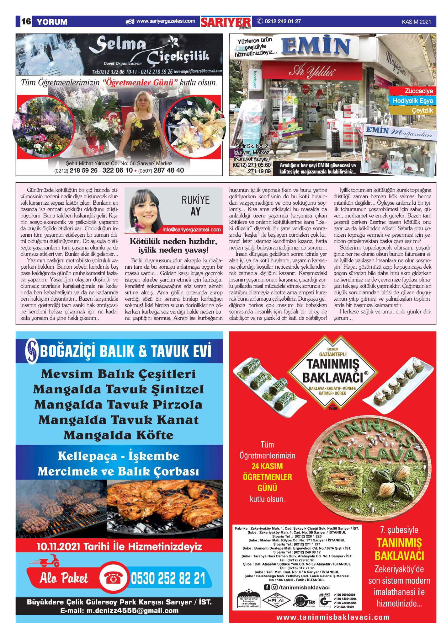 Sarıyer Gazetesi