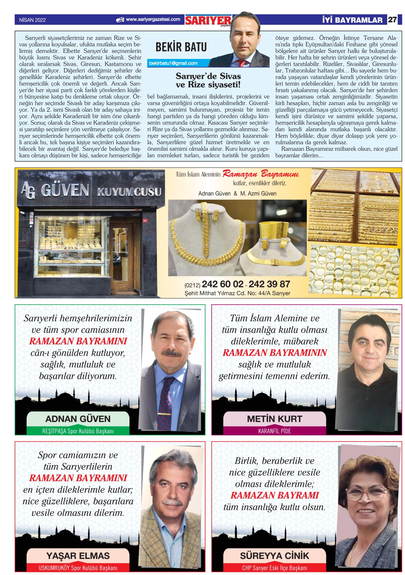 Sarıyer Gazetesi