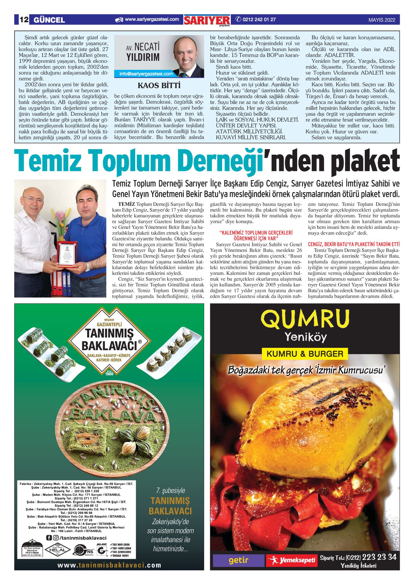 Sarıyer Gazetesi