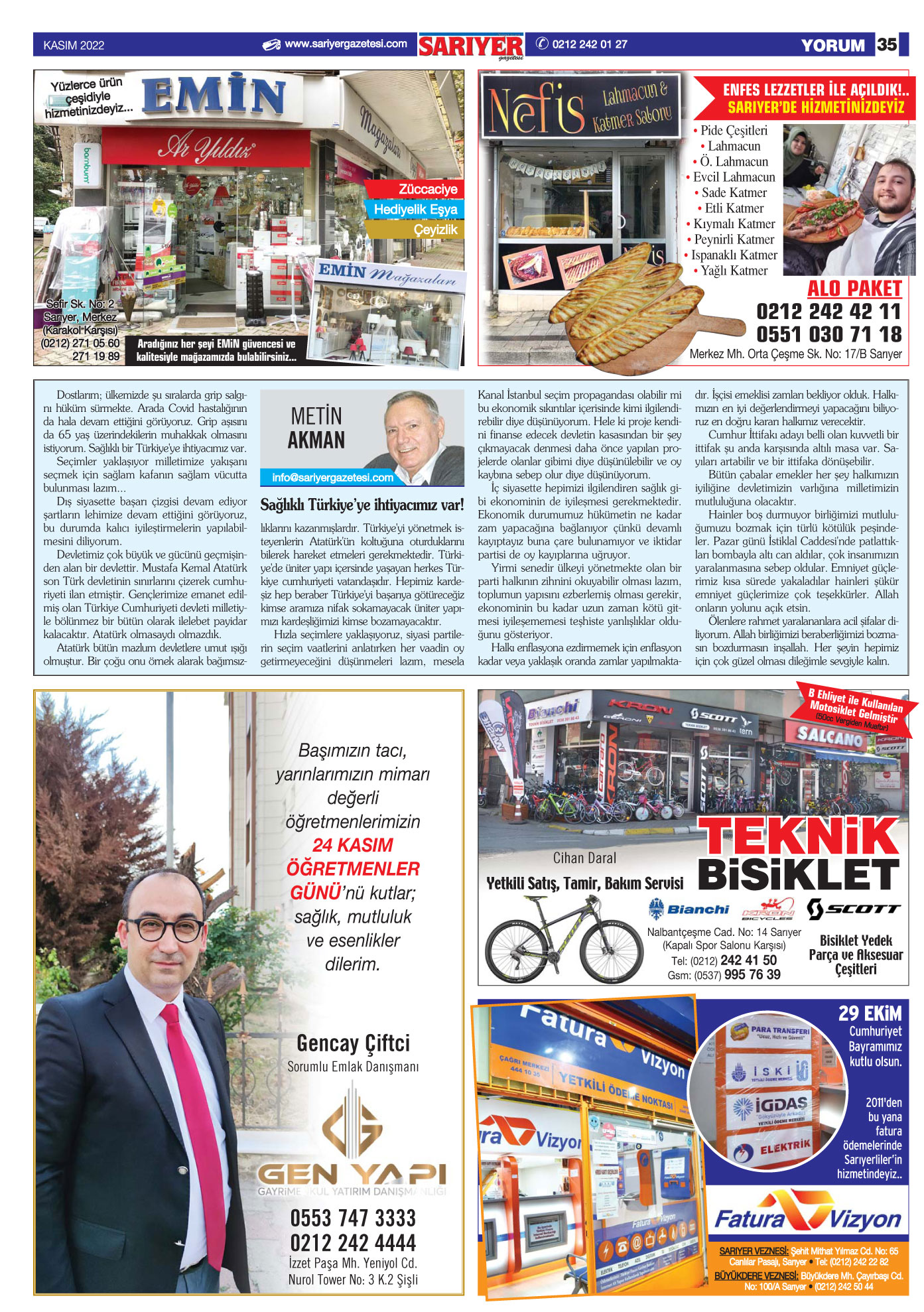Sarıyer Gazetesi