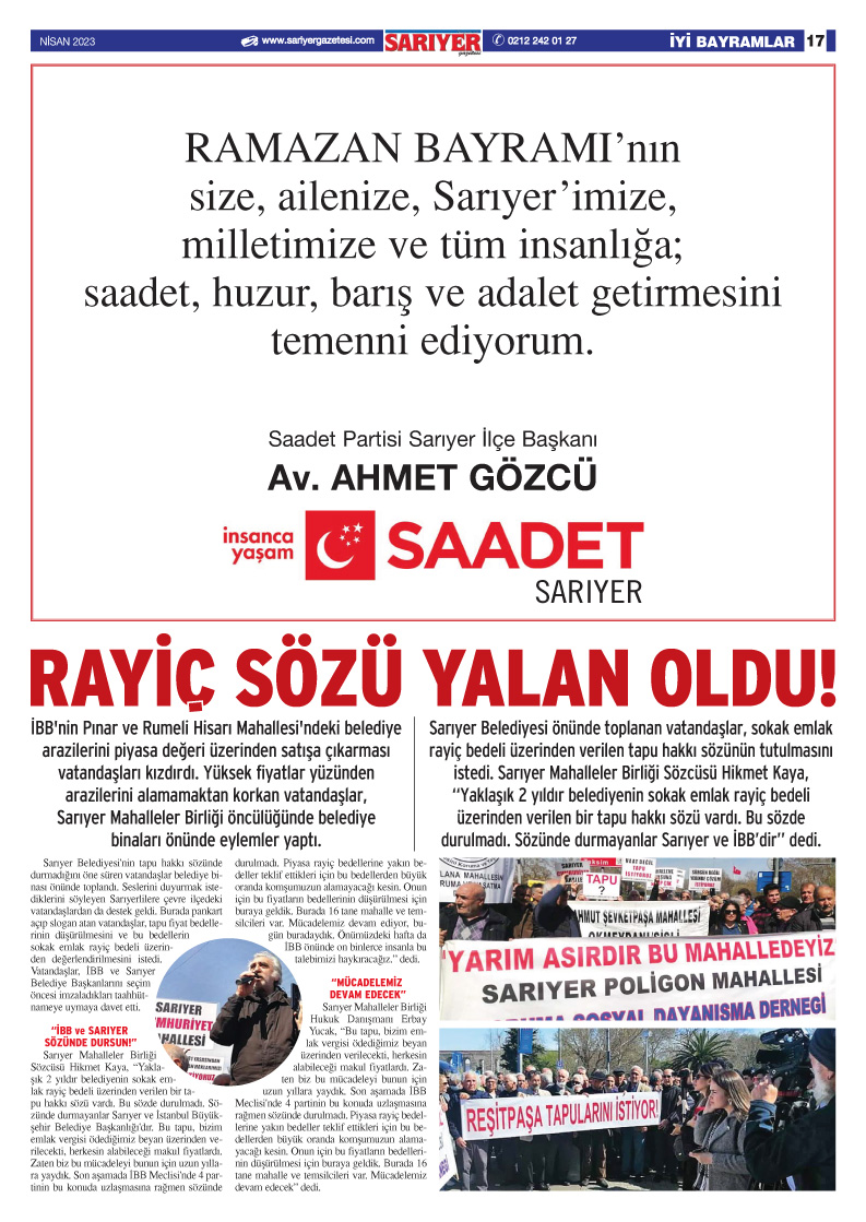 Sarıyer Gazetesi
