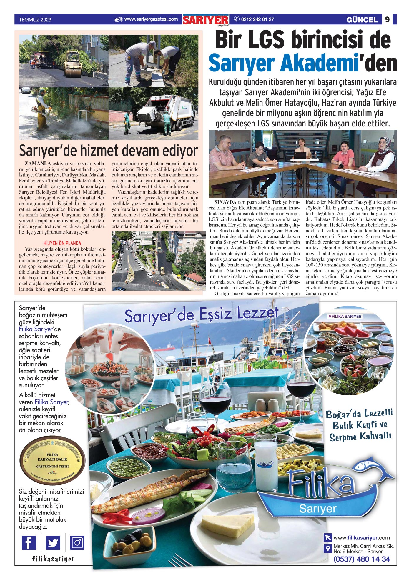 Sarıyer Gazetesi