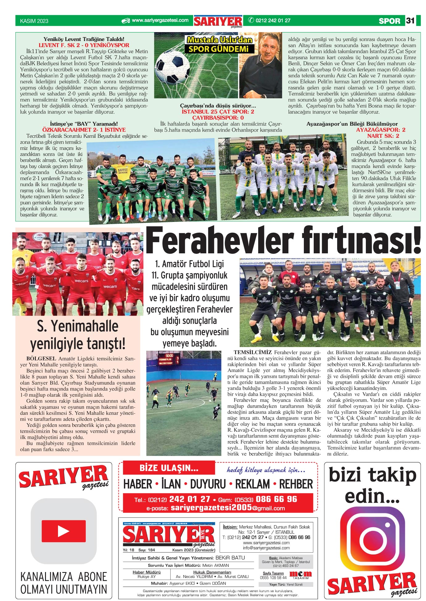 Sarıyer Gazetesi