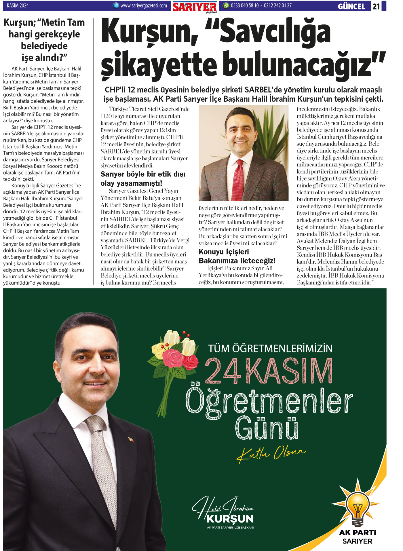 Sarıyer Gazetesi