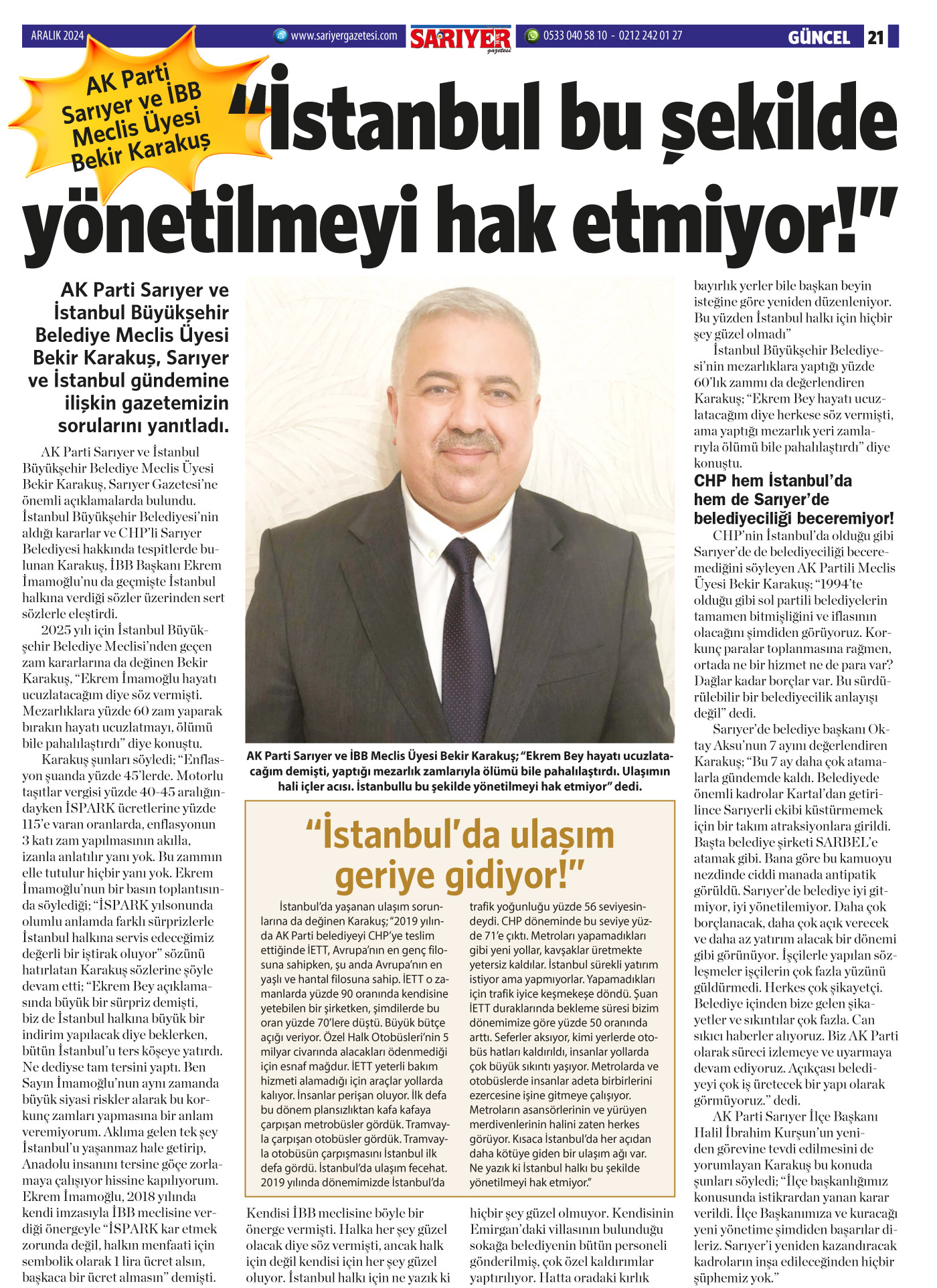 Sarıyer Gazetesi