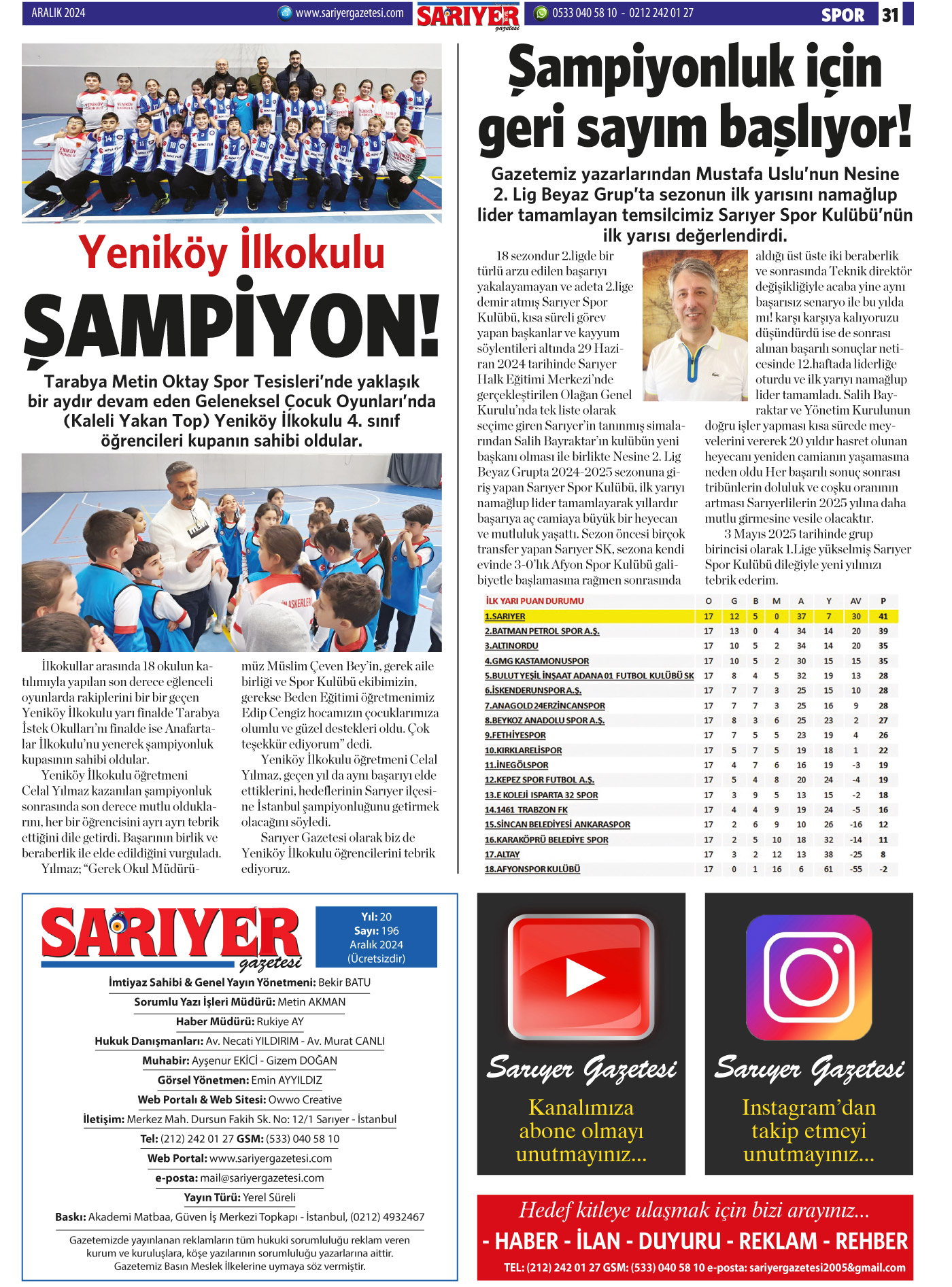Sarıyer Gazetesi