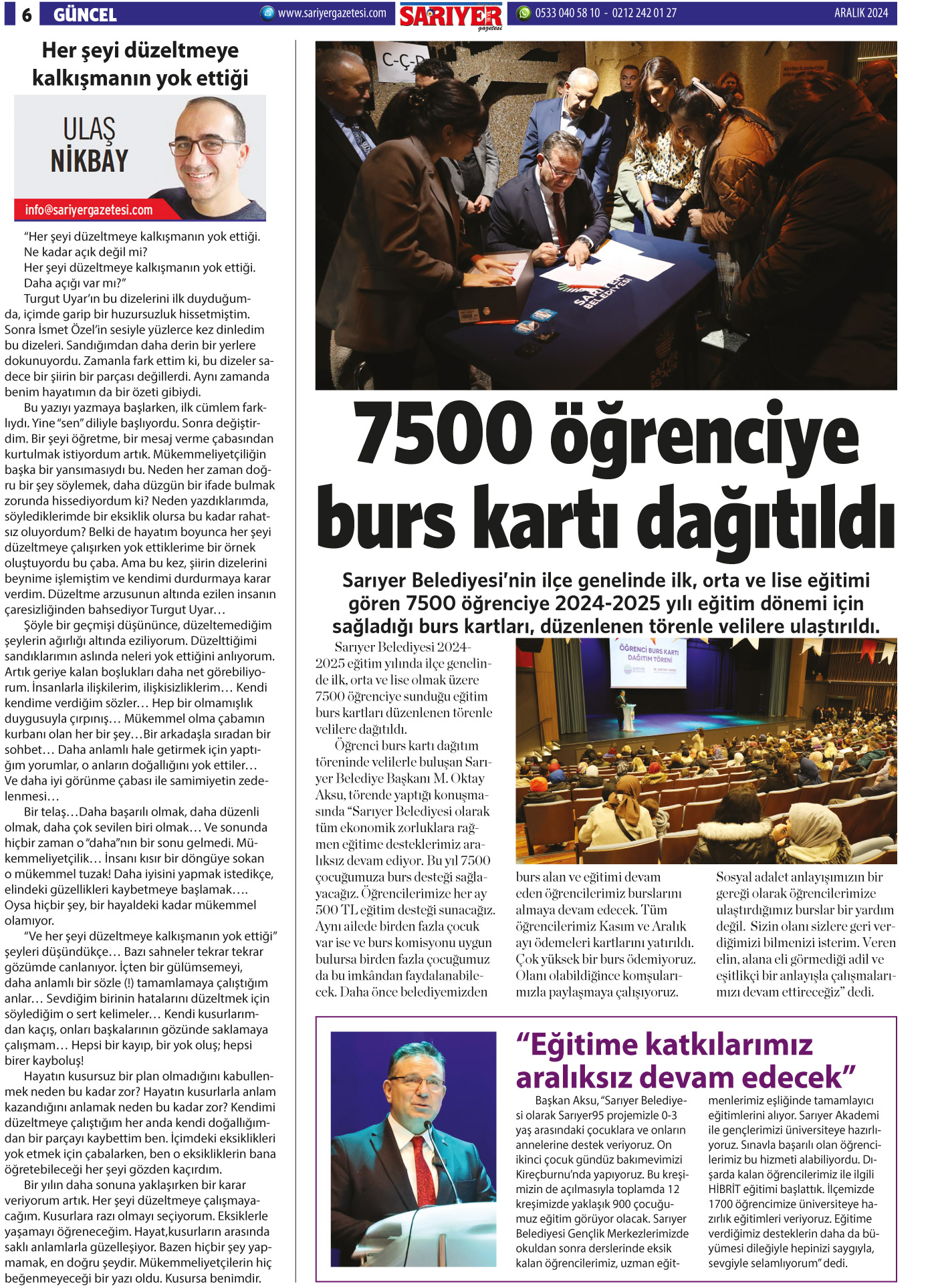 Sarıyer Gazetesi