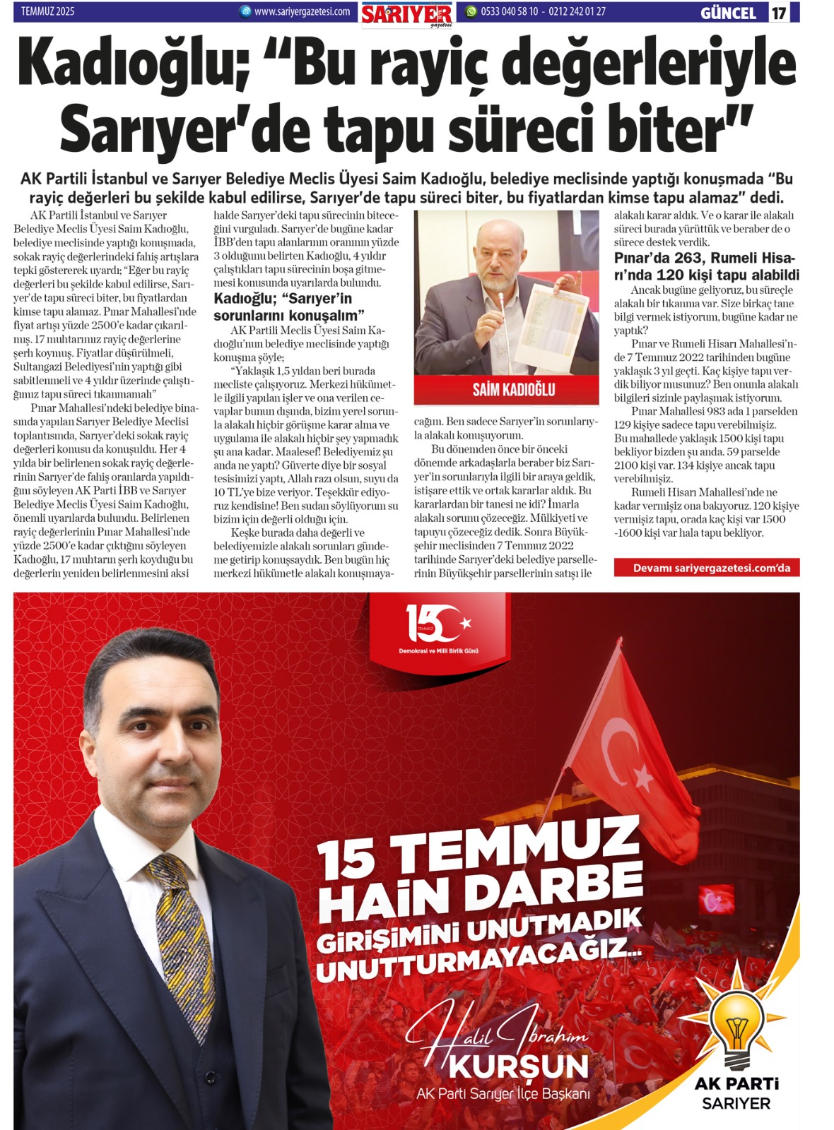 Sarıyer Gazetesi