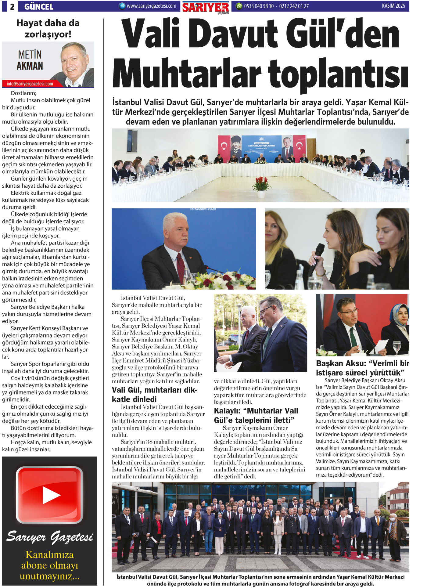 Sarıyer Gazetesi