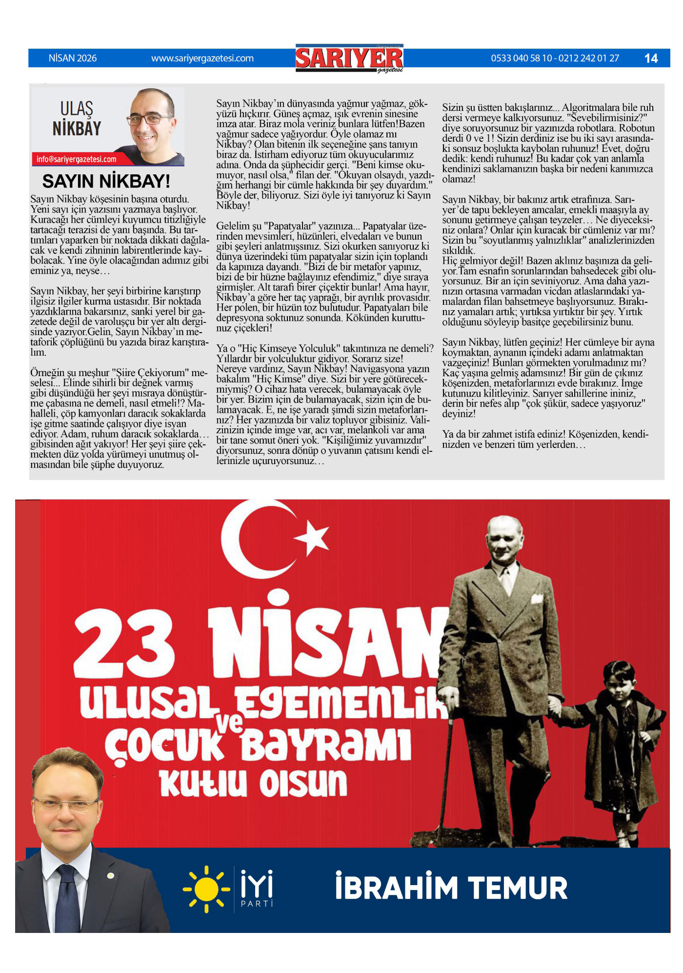 Sarıyer Gazetesi