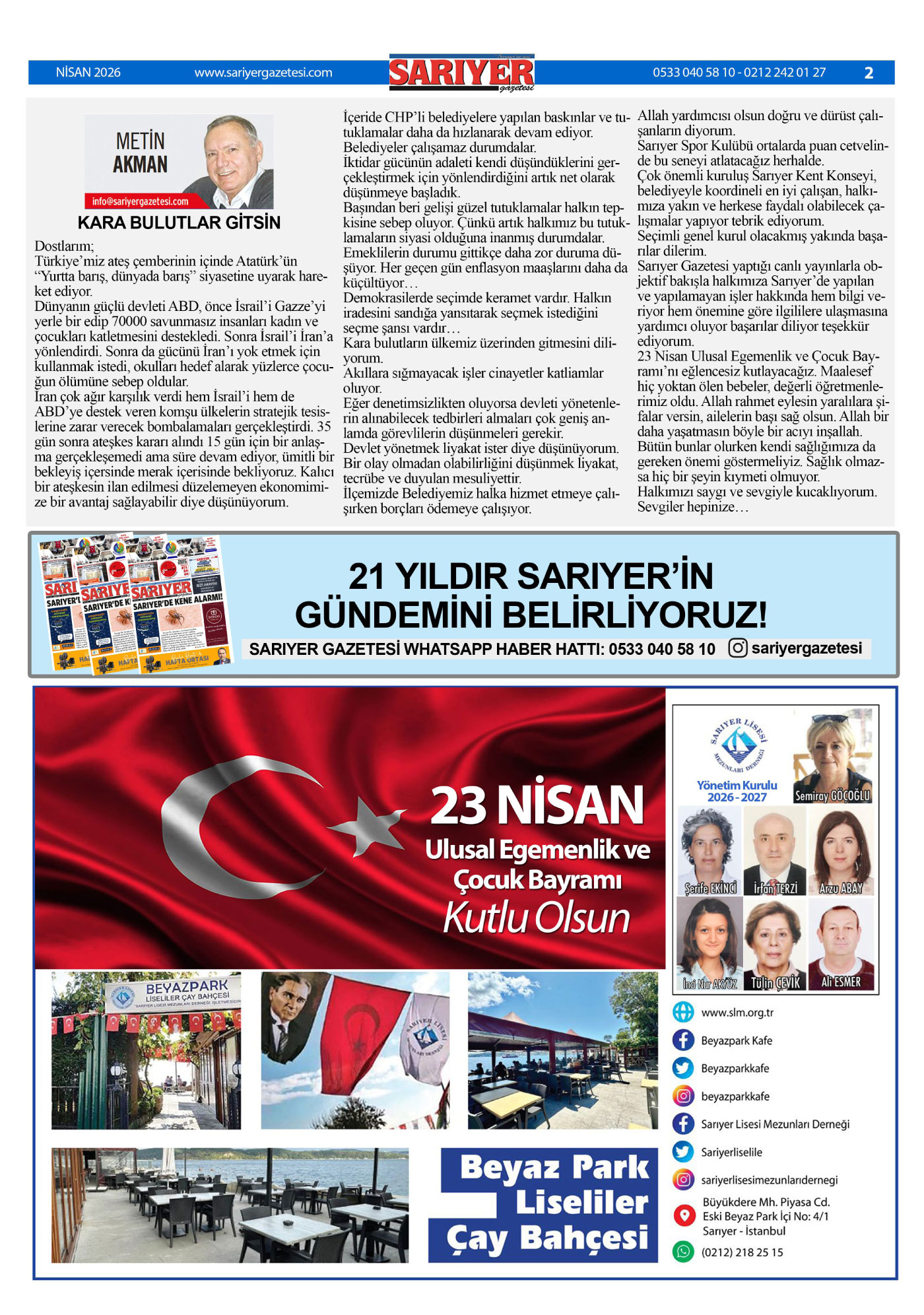 Sarıyer Gazetesi