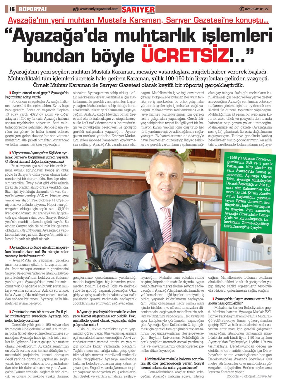Sarıyer Gazetesi