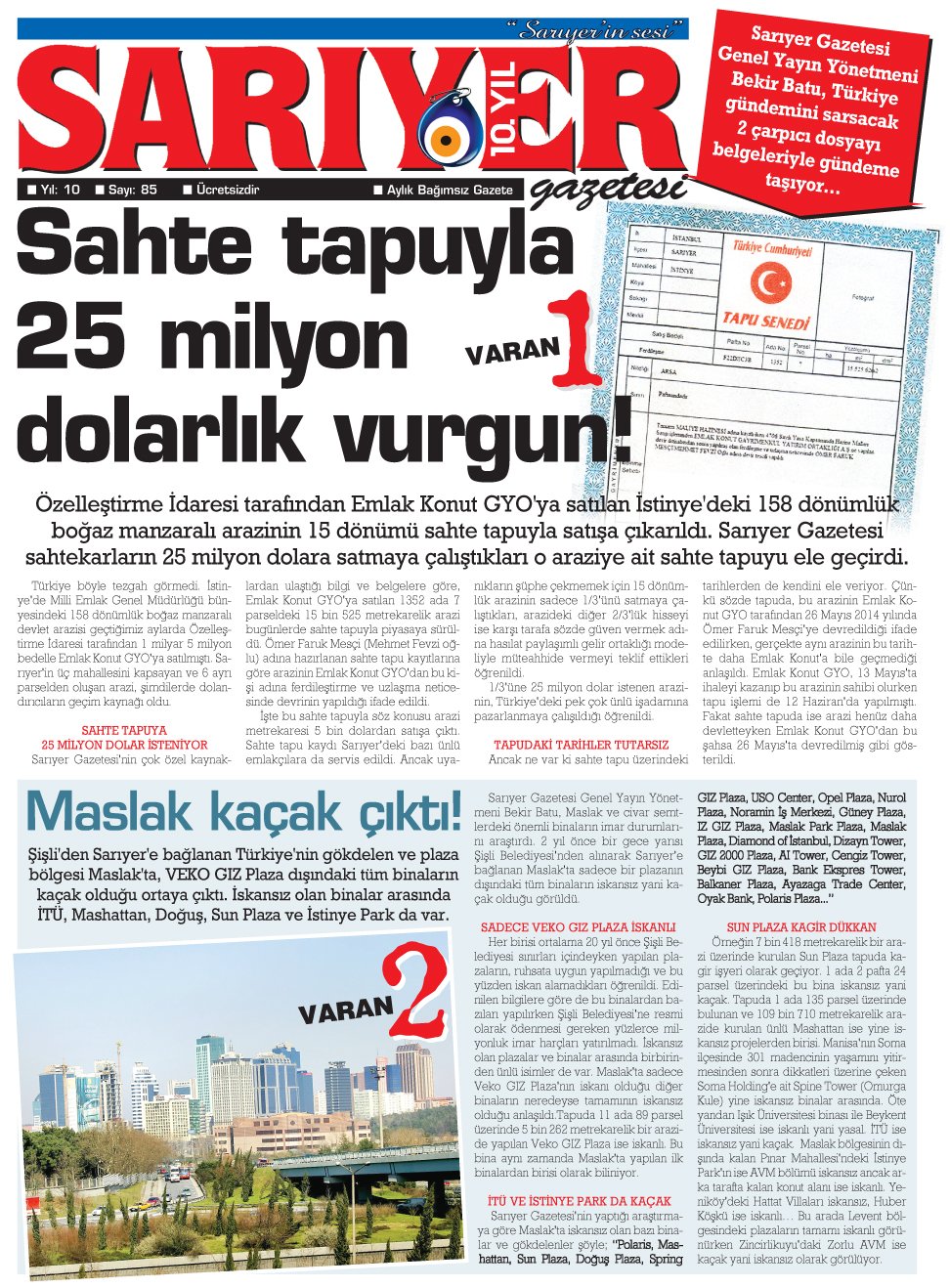 Sarıyer Gazetesi