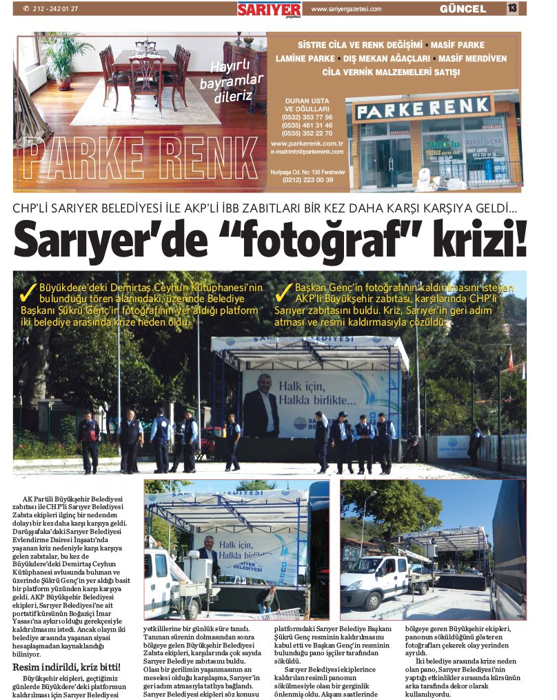 Sarıyer Gazetesi
