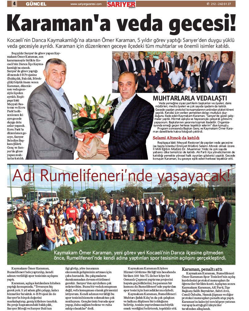 Sarıyer Gazetesi
