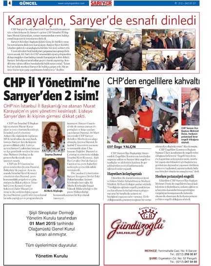 Sarıyer Gazetesi