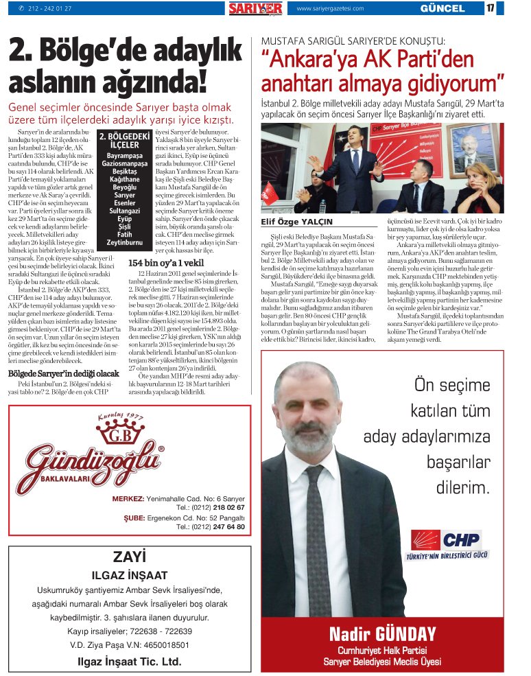 Sarıyer Gazetesi