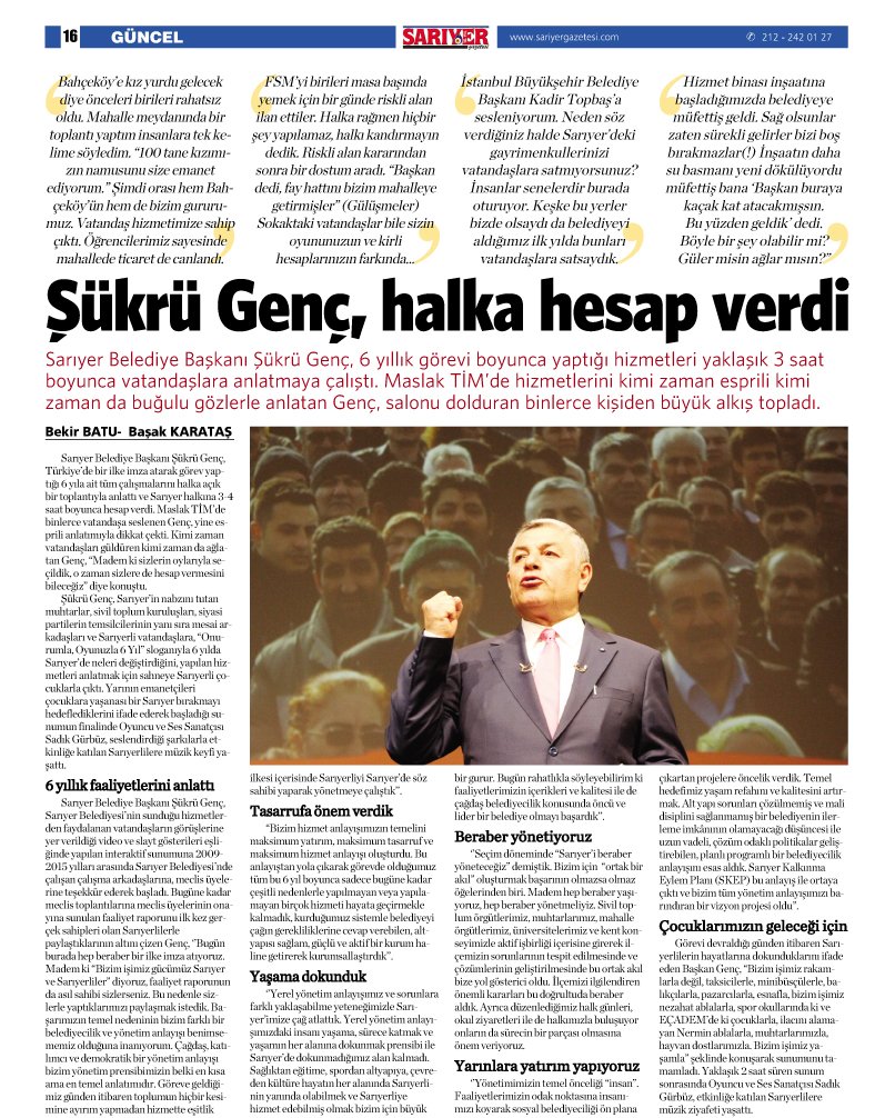Sarıyer Gazetesi