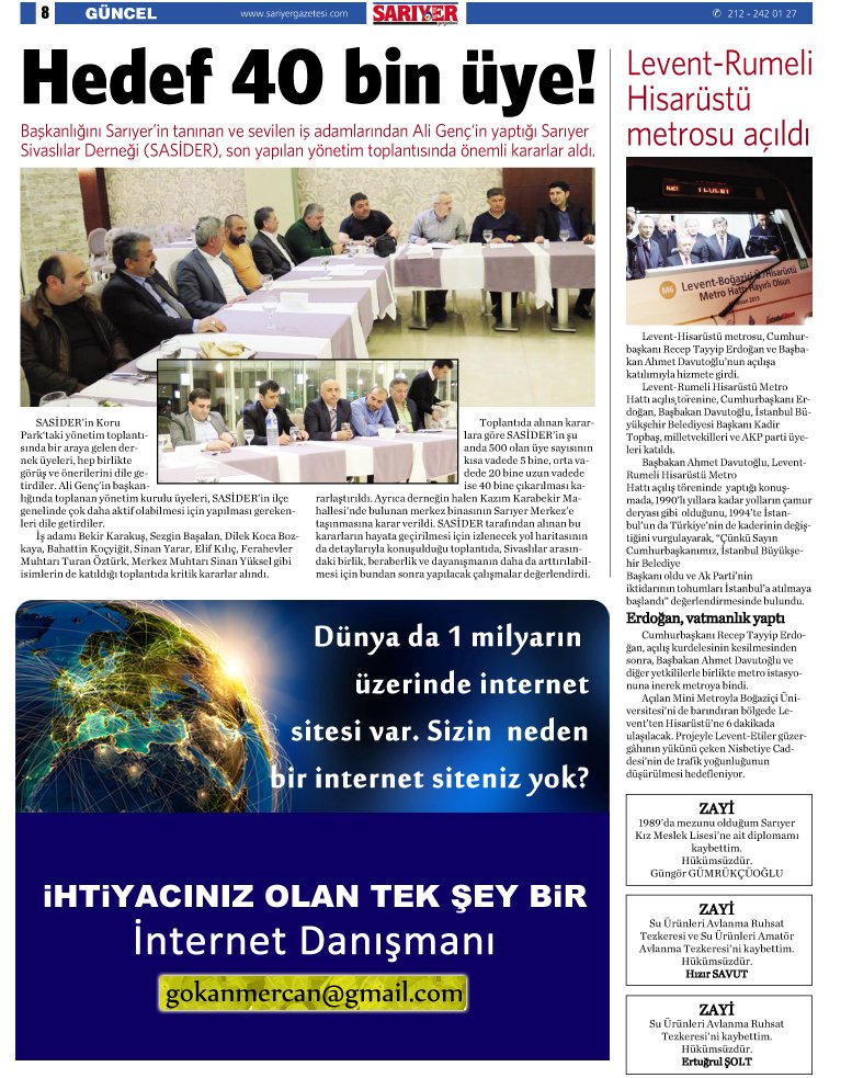 Sarıyer Gazetesi