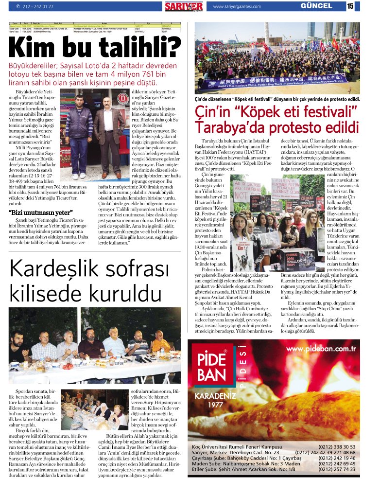Sarıyer Gazetesi