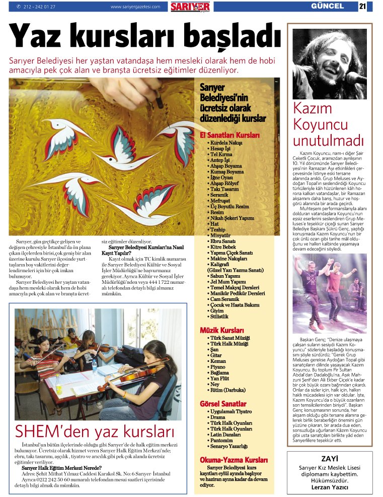 Sarıyer Gazetesi
