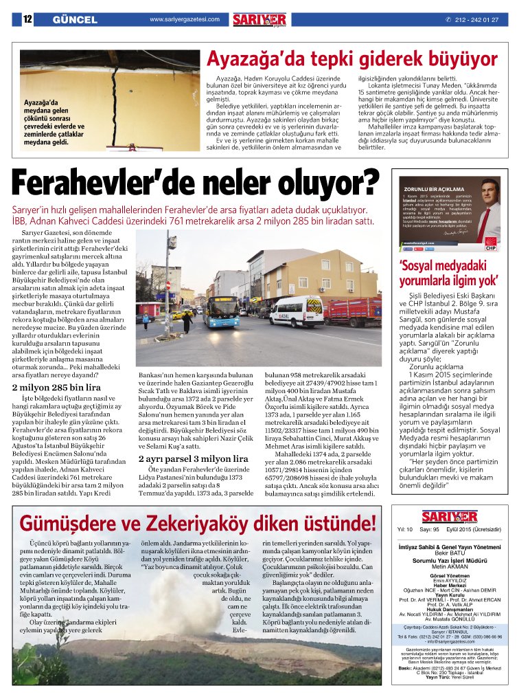 Sarıyer Gazetesi
