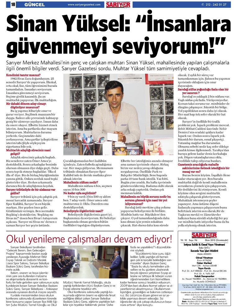 Sarıyer Gazetesi