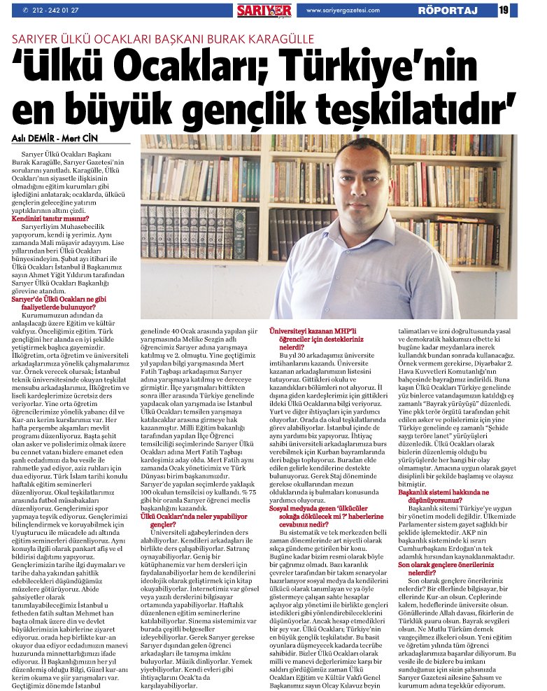 Sarıyer Gazetesi