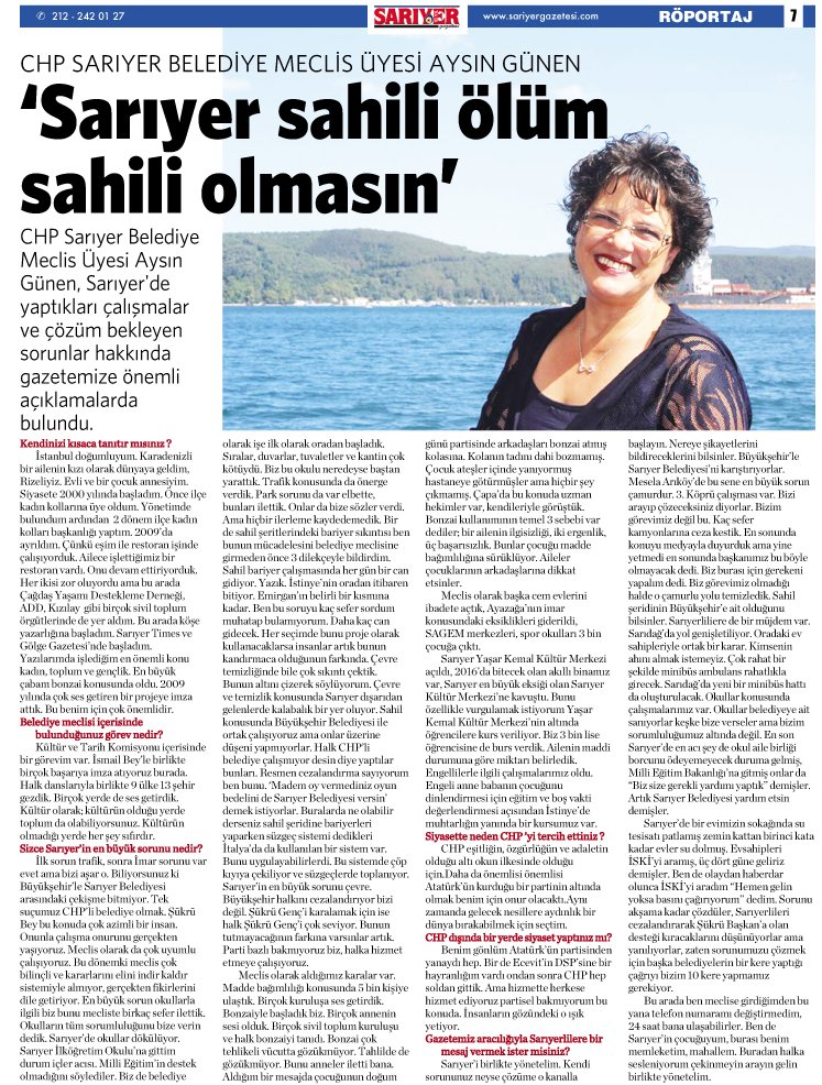 Sarıyer Gazetesi