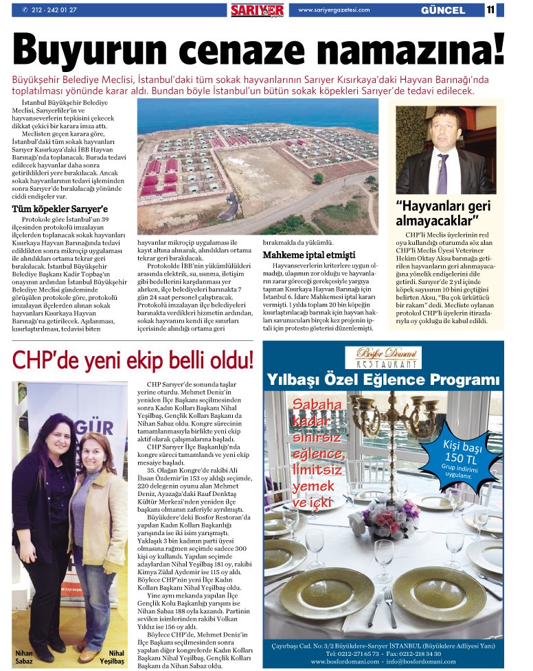 Sarıyer Gazetesi