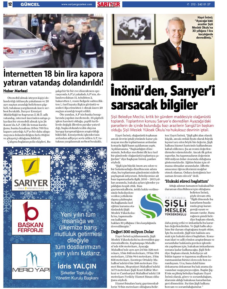 Sarıyer Gazetesi