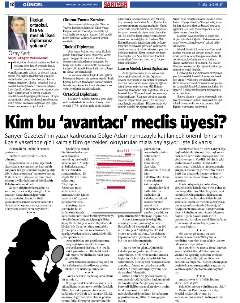 Sarıyer Gazetesi